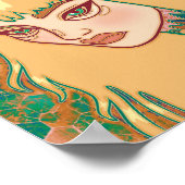 Die gotische Frau Poster (Ecke)