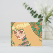 Die gotische Frau Postkarte (Stehend Vorderseite)