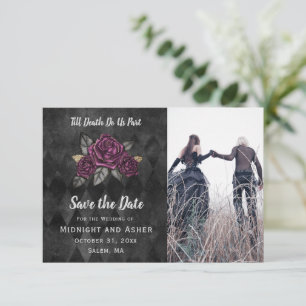 Die gotische Rose bis zum Tod macht uns Save the D Date