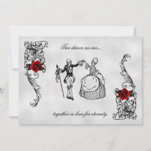 Die gotischen Hochzeitseinladungen Einladung