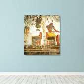 Die Götter Osiris und Atum, aus Grab von Leinwanddruck (Insitu (Holzboden))