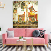 Die Götter Osiris und Atum, aus Grab von Leinwanddruck (Insitu (Wohnzimmer))