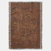 Die Götter südamerikanischer Folklorekunst Decke (Vorderseite Vertikal)