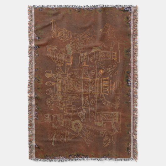 Die Götter südamerikanischer Folklorekunst Decke (Vorderseite Vertikal)