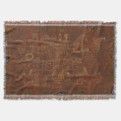 Die Götter südamerikanischer Folklorekunst Decke (Vorderseite)