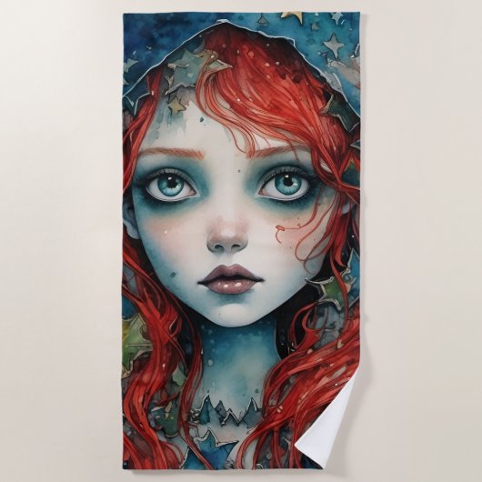 Die gottesfürchtige Brücke Strandtuch (Vorderseite)