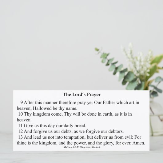 Die Gotteskarte (Stehend Vorderseite)