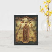 Die Gottesmutter "Der geschlossene Garten"-Karte Karte (Gelbe Blume)