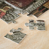 Die Gottesmutter der Zärtlichkeit mit Heiligen-Iko Puzzle (Seite)