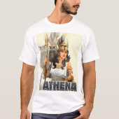Die Göttin Athena Einzigartiger Tattoo Design T - T-Shirt (Vorderseite)