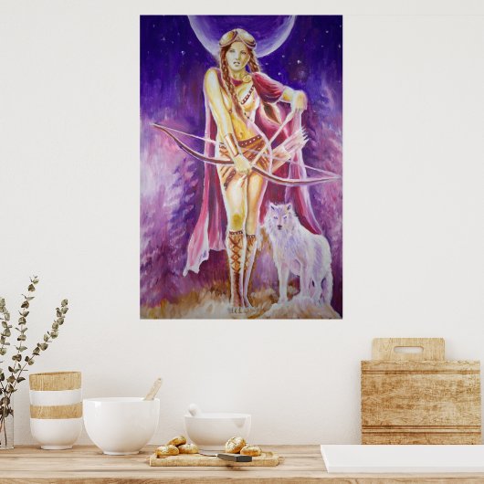 Die Göttin Bendis Poster (Küche)