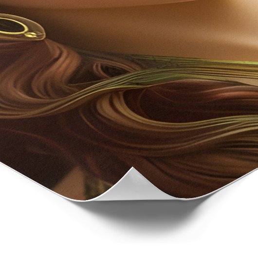 Die Göttin Demeter | Digitale Kunst Poster (Ecke)