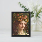 Die Göttin Demeter | Digitale Kunst Postkarte (Stehend Vorderseite)