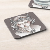 Die Göttin der braunen Erde Getränkeuntersetzer (Linke Seite)