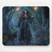 Die Göttin der Hexerei Triple Moon Goddess 3 Mousepad (Vorne)