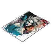 Die Göttin der Liebe Spiral-Notebook Notizblock (Linke Seite)