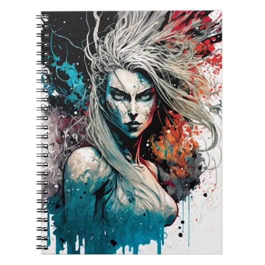 Die Göttin der Liebe Spiral-Notebook Notizblock (Vorderseite)
