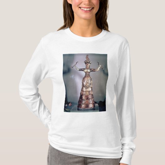 Die Göttin der Schlangen T-Shirt (Vorderseite)