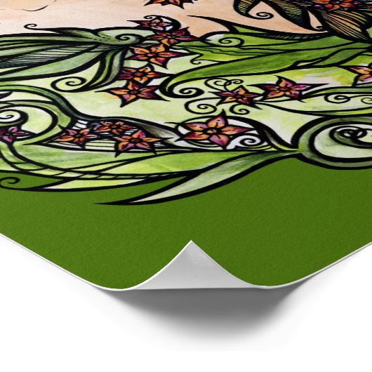 Die Göttin des Empress-Tarots Poster (Ecke)