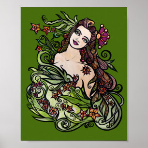 Die Göttin des Empress-Tarots Poster