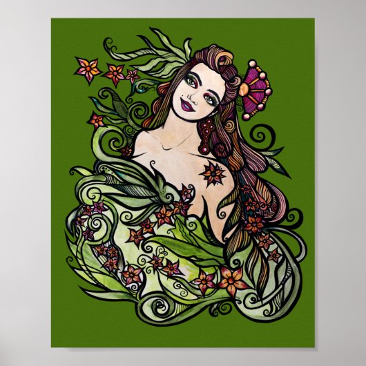 Die Göttin des Empress-Tarots Poster (Vorne)