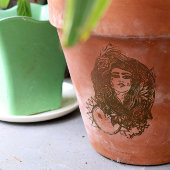 Die Göttin des Tarots der Erde Gummistempel