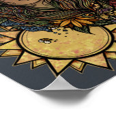 Die Göttin des Tarots der Erde Poster (Ecke)