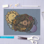 Die Göttin des Tarots der Erde Seidenpapier (Handwerk)