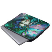 Die Göttin des Waldes Laptopschutzhülle (Vorne Knopf)