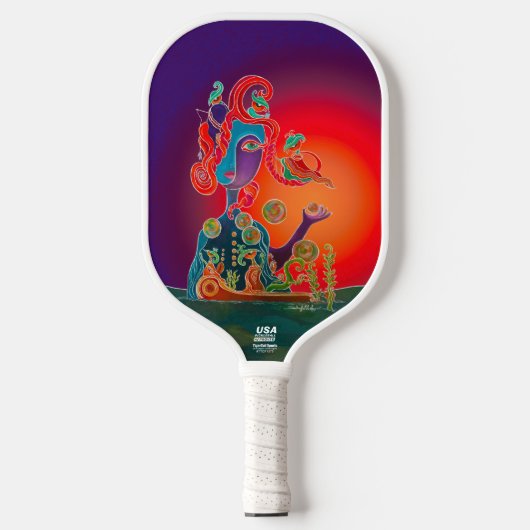 Die Göttin helle Pickleball-Racket Pickleball Schläger (Vorderseite)