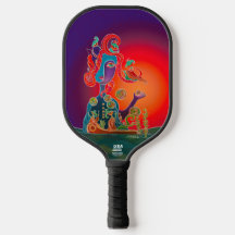 Die Göttin helle Pickleball-Racket