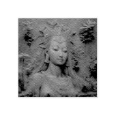 Die Göttin Ishtar im See des ewigen Lebens Gummistempel (Prägung)