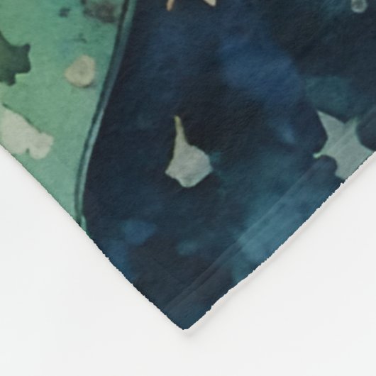 Die Göttin mit rotem Haar Fleecedecke (Ecke)