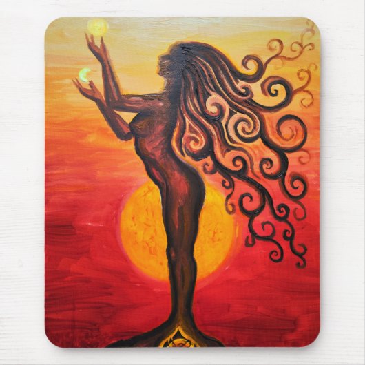 Die Göttin Mousepad (Vorne)