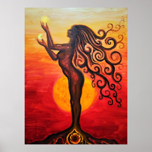 Die Göttin Poster (Vorne)