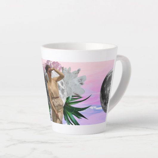 Die Göttin Tasse, Göttin, Tasse, Latte, Kaffee, Te Milchtasse (Rechte Ecke)