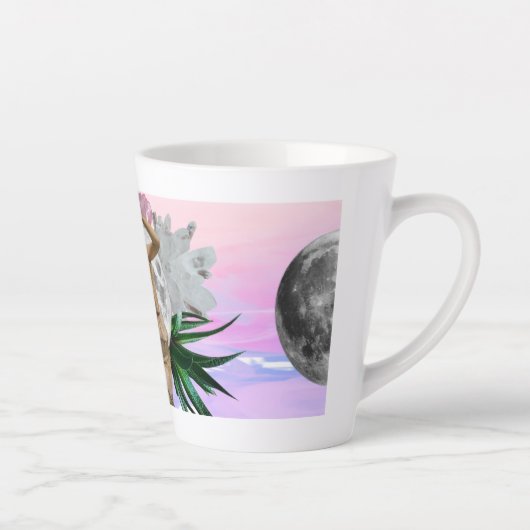 Die Göttin Tasse, Göttin, Tasse, Latte, Kaffee, Te Milchtasse (Rechts)