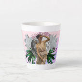 Die Göttin Tasse, Göttin, Tasse, Latte, Kaffee, Te Milchtasse (Vorderseite)