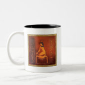 Die Göttin Zweifarbige Tasse (Links)