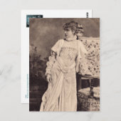 Die Göttliche Sarah Postkarte (Vorne/Hinten)