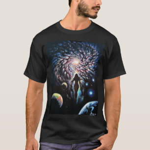 Die göttliche Weiblichkeit im Universum T-Shirt