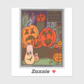 Die Gourds Halloween Custom Cut Aufkleber (Blatt)