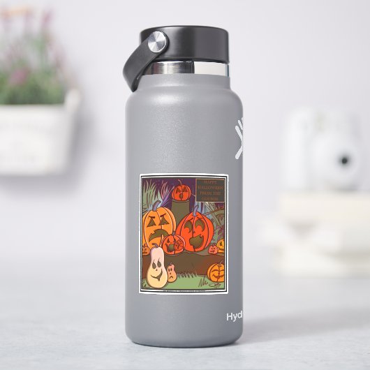 Die Gourds Halloween Custom Cut Aufkleber (HydroFlask)
