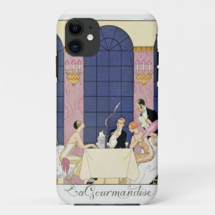 Die Gourmands, 1920-30 (pochoir Druck) Case-Mate iPhone Hülle