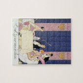 Die Gourmands, 1920-30 (pochoir Druck) Puzzle (Horizontal)