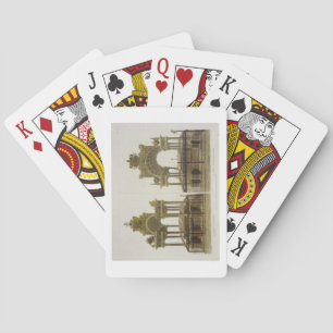 Die Gräber von Königin Elizabeth I. und Mary Queen Spielkarten
