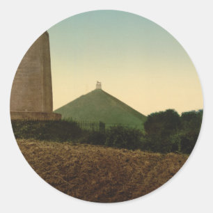 Die Gräber, Waterloo, Belgien Runder Aufkleber