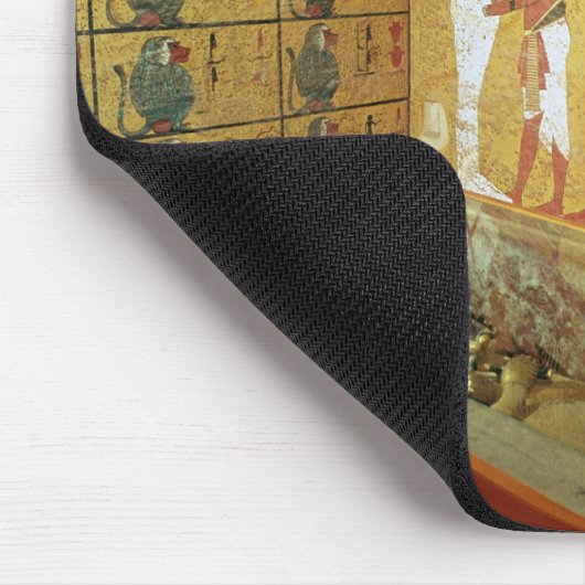 Die Grabkammer im Grab von Tutankhamun Mousepad (Ecke)