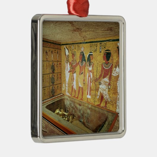 Die Grabkammer im Grab von Tutankhamun Silbernes Ornament (Rechts)