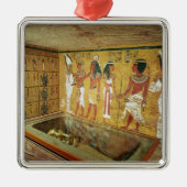 Die Grabkammer im Grab von Tutankhamun Silbernes Ornament (Vorne)